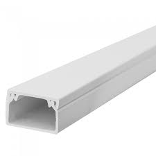 25x16mm Sticky Back Mini Electrical Trunking - 3m