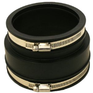 135mm Clay to 110mm Plastic Flexible Adaptor Coupling