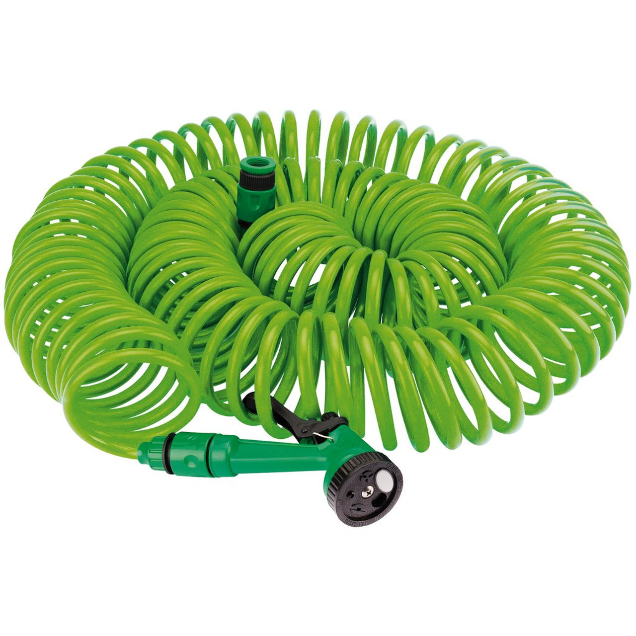 Draper Recoil Hose with Spray Gun and Tap Connector - 30m