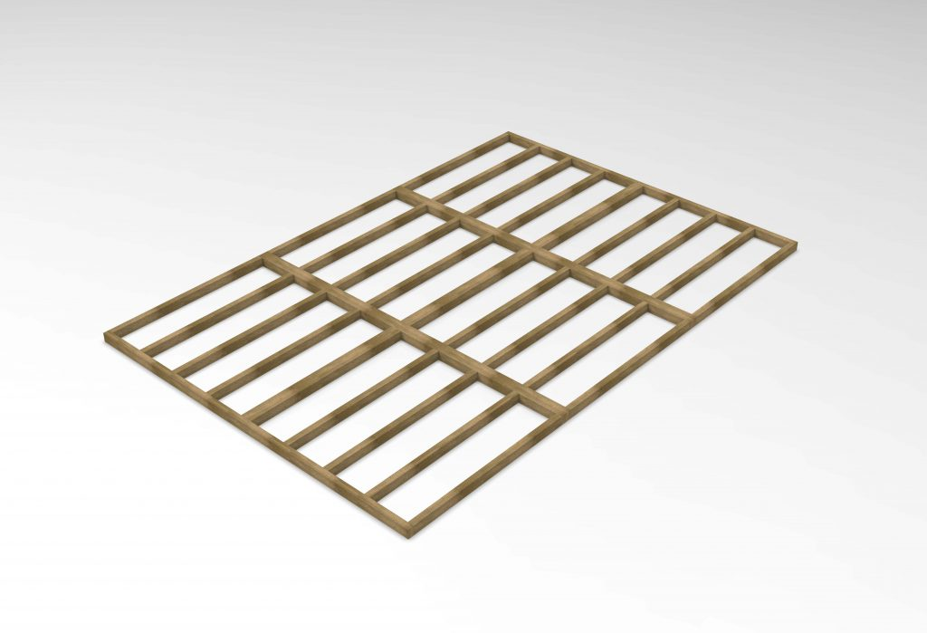 Forest Garden DTS 15x10 Shed Base Pressure Treated 