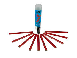 Ox Trade Medium Red Carpenters Pencils - Pack of 10