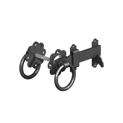 GateMate 150mm (6") Ring Gate Latch - Black