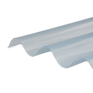 DTS RoofPro Corrugated PVC Roof Sheet 2000mm x 950mm x 0.8mm - Clear