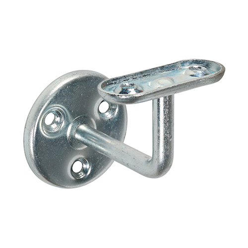 Timco 63mm Steel Handrail Brackets - Zinc