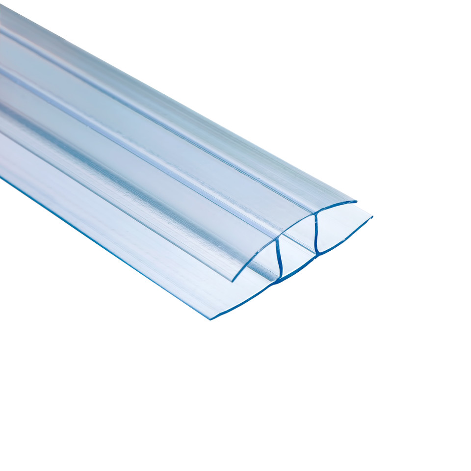 DTS RoofPro Polycarbonate H Joining Profile Trim 3000mm x 16mm - Clear