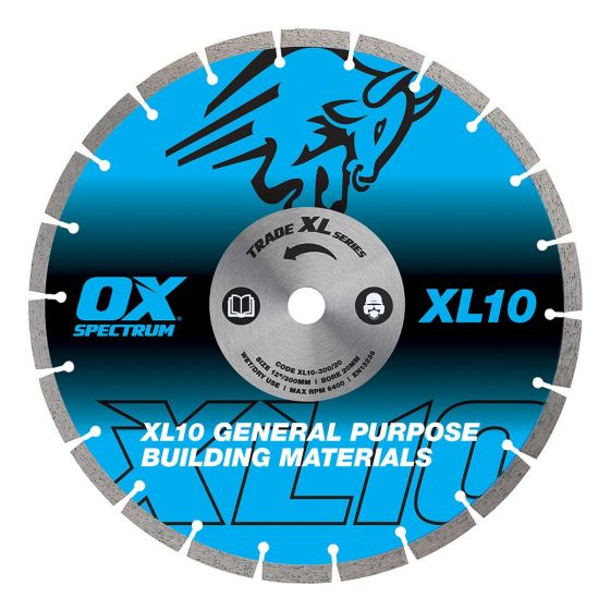 OX Trade XL-10 Segmented Diamond Blade - General Purpose - 300mm (20mm Bore)