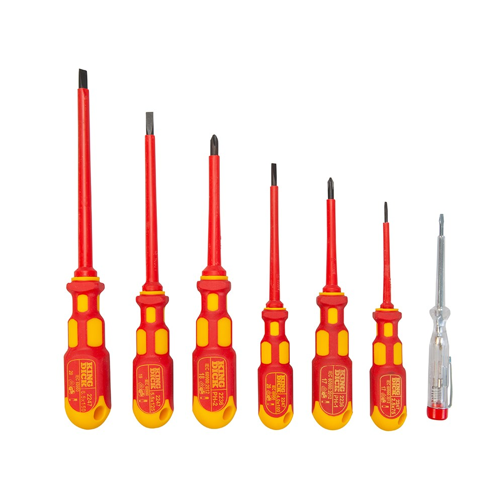 King Dick VDE Electrical Screwdriver Set - 7 Piece