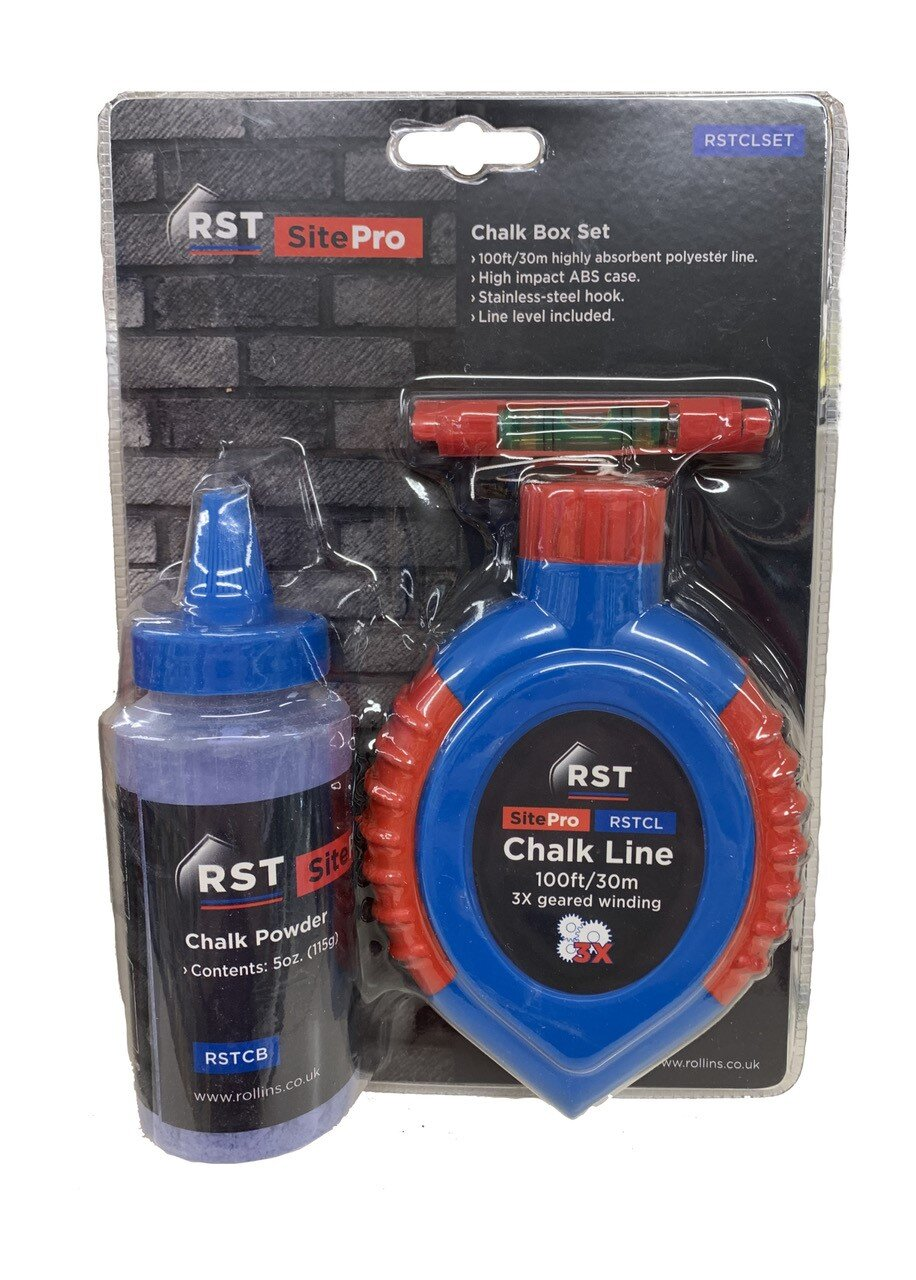 RST 30m Chalk Line & Box Set
