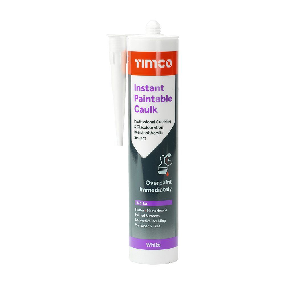 Timco Instant Paintable Caulk - 300ml 