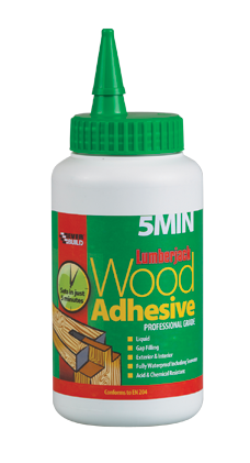 Everbuild Lumberjack 5 min Polyurethane D4 Wood Adhesive - 750G