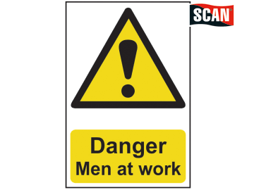 Safety Sign - Danger Men at work