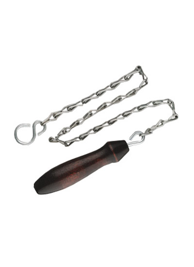 Pre-Packed WC Cistern Chain with Mahogany Pull