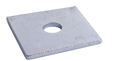 TIMco M8 x 40 x 40 x 5 Square Plate Washer - BZP (Box of 100)