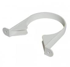 110mm Universal Pipe Clip - White