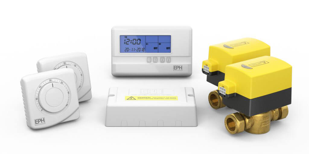 EPH 22mm 3-Zone Combi Zoning Hardwired Pack (R27 Programmer w/ Frost Protection)