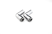 Chrome 15x10mm Pushfit Stem Elbow (Pair)