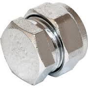 22mm Chrome Compression Chrome End Cap