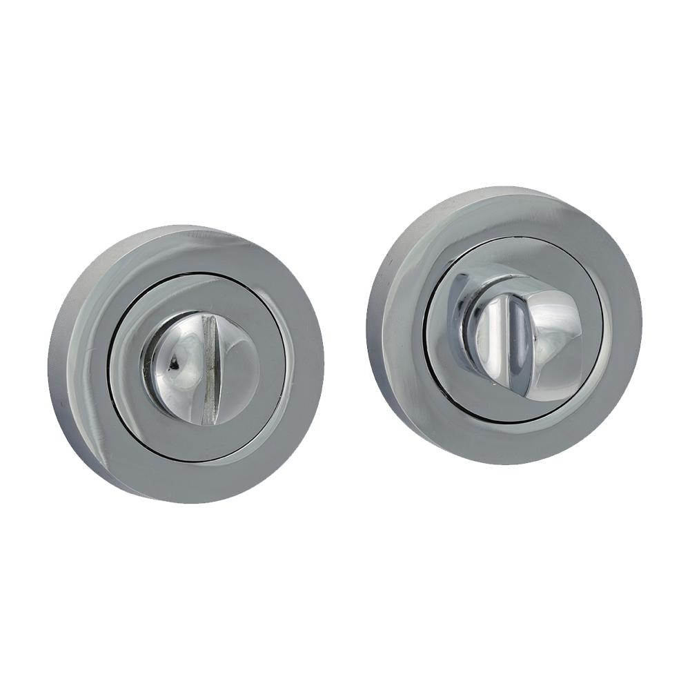 Timco Bathroom Thumb Turn And Release - Polished Chrome