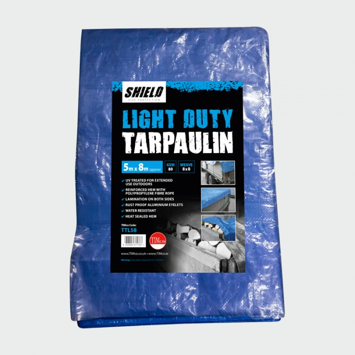 TimcoShield LD 2m x 3m All-Purpose Tarpaulin (80gsm) - Blue