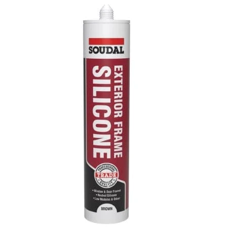 Soudal Trade 270ml Exterior Frame Silicone - Brown