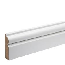 69 x 18 x 4400mm Free P&P Bullnose Primed MDF Door Architrave Boards 