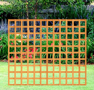 6' x 6' Square Flat-Top Trellis