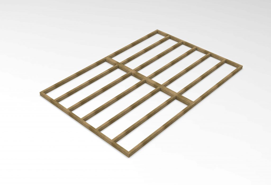 Forest Garden DTS 12x8 Shed Base Pressure Treated 