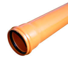 160mm Underground 3 metre Single Socket Pipe