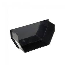 117mm Square Line Internal Stop End - Black