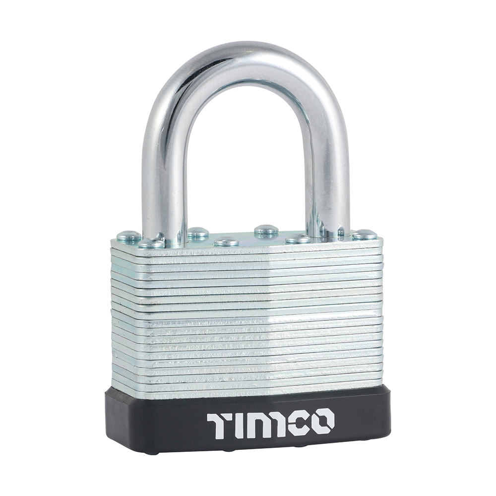 Timco 50mm Laminated Steel Padlock