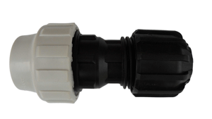 25mm MDPE Universal Transition Coupling to 15-22mm (1/2")