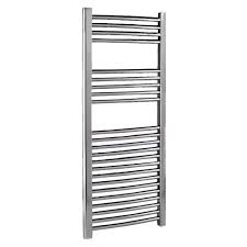 600 x 1800mm Straight Ladder Towel Rail (22mm Rails, 2855 BTU) - Chrome