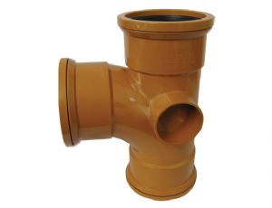 110mm Underground 90' tee Triple Socket Junction