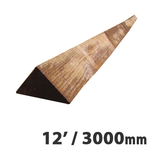 75mm x 75mm Arris Rail Brown Treated - 3m