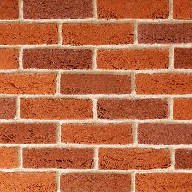 TBS Fine Handmade Textured Red Blend Brick