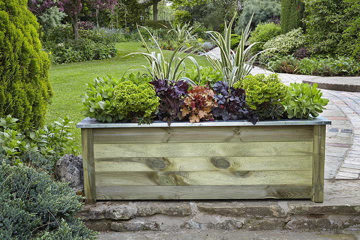 Forest Garden DTS Cambridge Planter - 150x50 