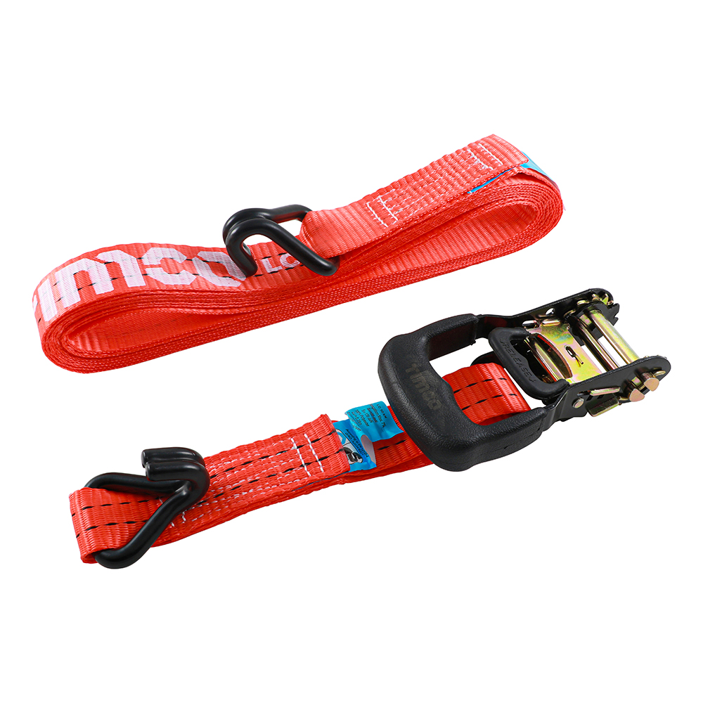Timco J Hook Ratchet Strap - 6m x 35mm (Pack of 2)