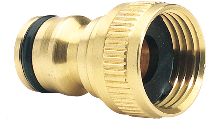 Draper Brass Tap Connector - 1/2'' Cap