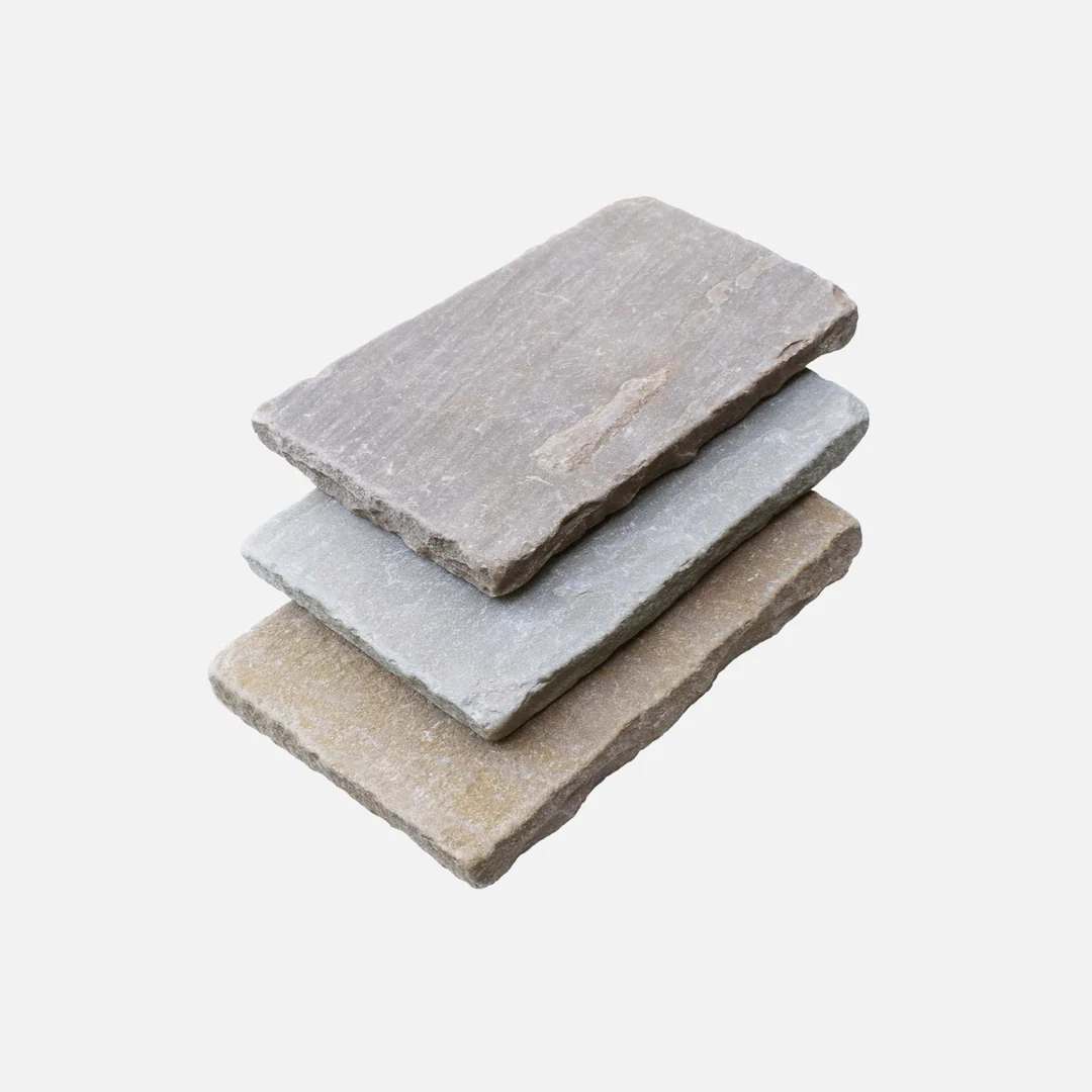 GlobalStone DTS 25-40mm 280x140mm Sandstone Pathway Setts - Mixed Colour (15.68m2)