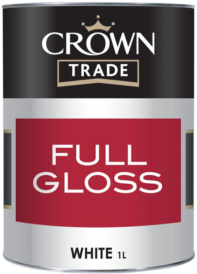 Crown Trade - Full Gloss - Brilliant White - 1L