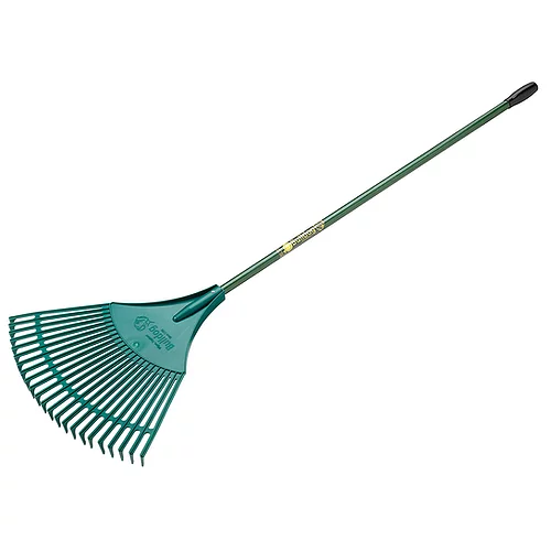 Bulldog Plastic Lawn Rake w/ 48" All Metal Handle