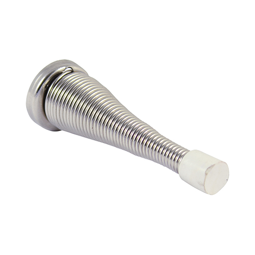 Timco 78 x 24mm Spring Door Stops - Nickel