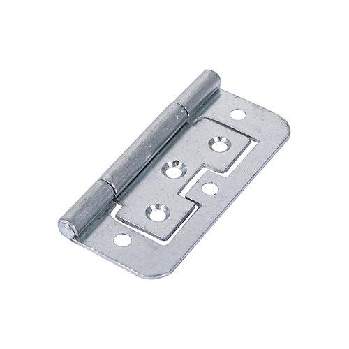 Timco Zinc Flush Hinge - 75 x 51mm (Pack of 2)
