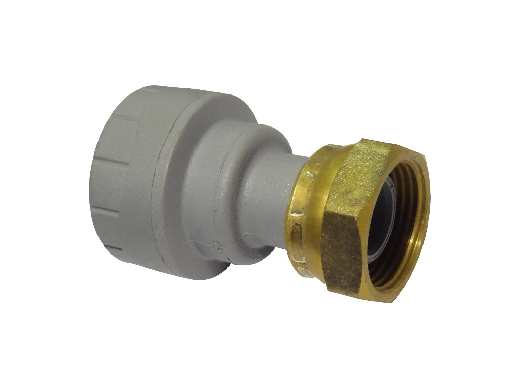 Polyplumb 22mm x 3/4 Straight Tap Connector 