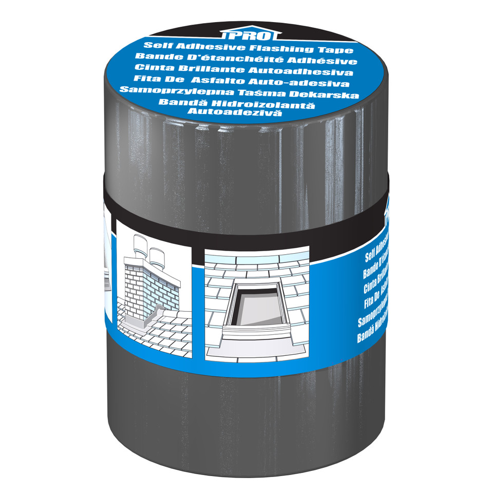 DTS RoofPro Self-Adhesive Grey (Lead Effect) Flashing Tape - 10m x 200mm (8")