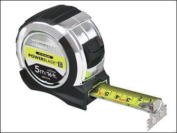 Komelon PowerBlade 5m Pocket Tape (26mm Width)