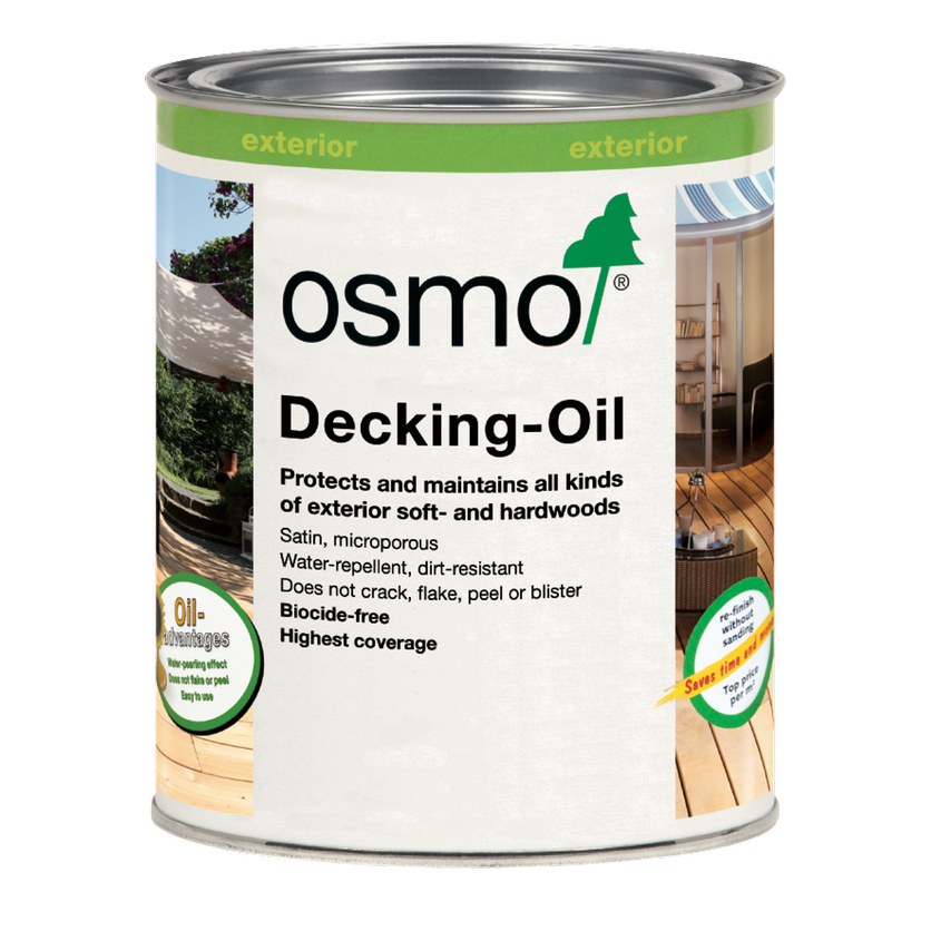 Osmo Decking Oil - Teak (Clear) - 2.5L (007)
