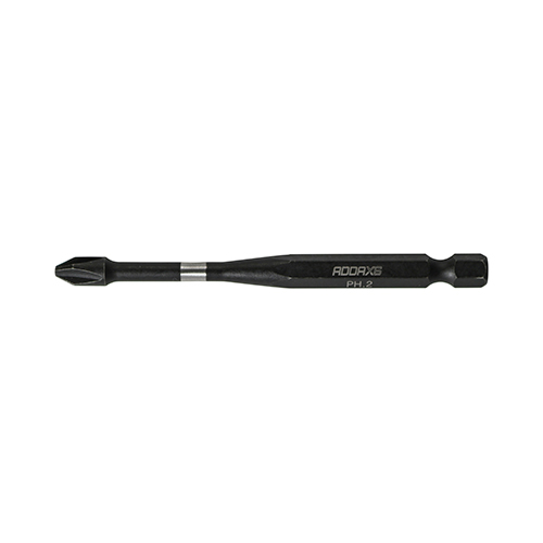 Addax X6 No2 Toughened Impact Phillips PH2 Driver Bit - Extended 90mm