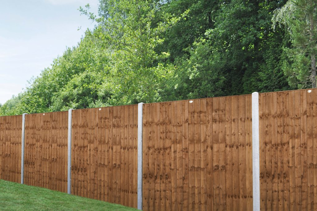Forest Garden DTS 6ft x 6ft (1.83m x 1.85m) Pressure Treated Brown Pressure Treated Closedboard Fence Panel - Pack of 3 
