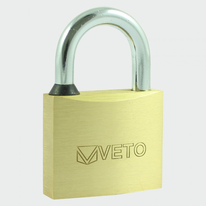 Timco Veto 50mm Brass Padlock